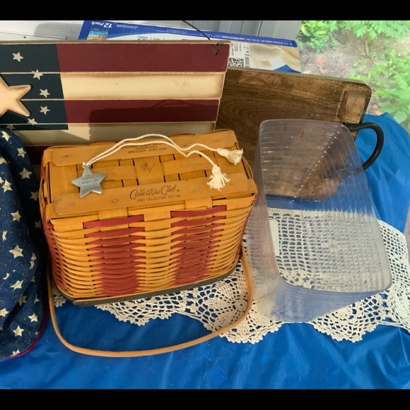 Longaberger 2001 Collector’s Club Whistle-Stop Basket Combo - Picture 8 of 9